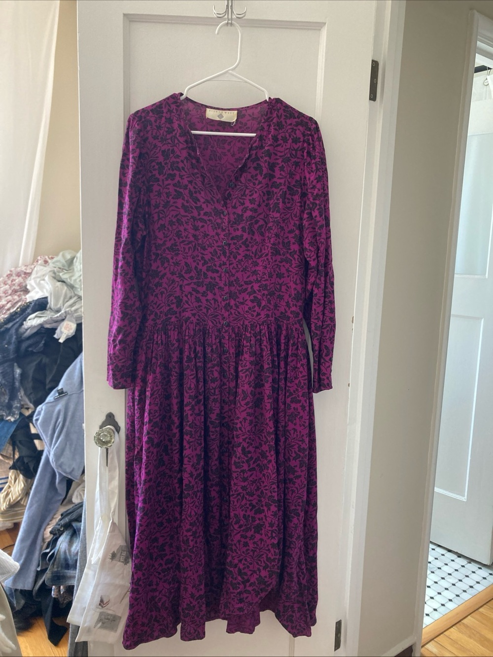 Vintage Eileen West cotton dress